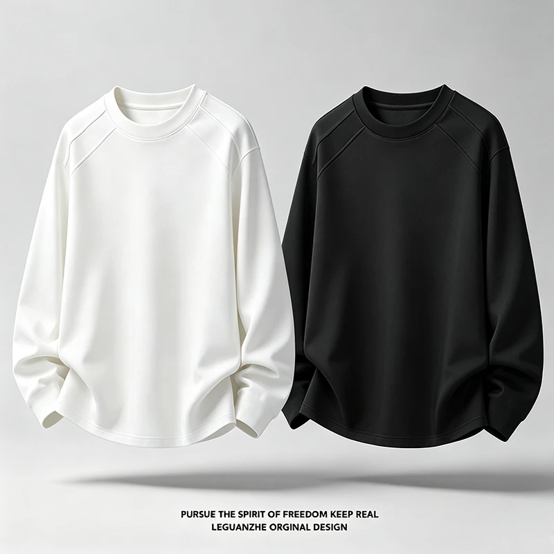 Men'S Fashion T Shirts - Men Crew Neck Raglan Sleeve Long