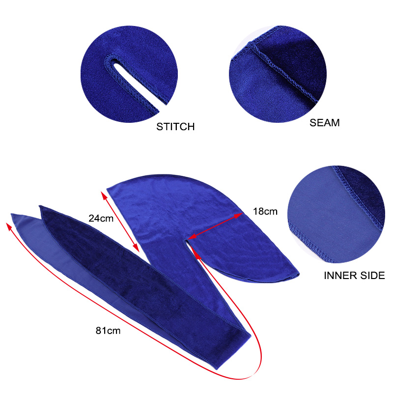 Unisex Men Women Velvet Durags - Men'S Fashion With Hat 评论和价格