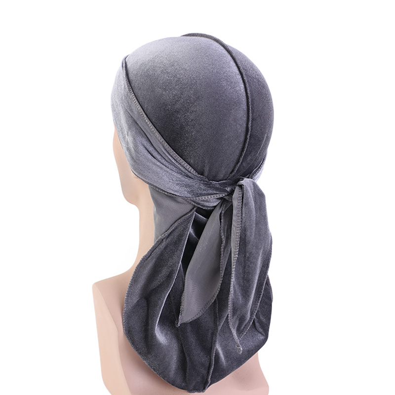 Unisex Men Women Velvet Durags - Men'S Fashion With Hat 评论和价格