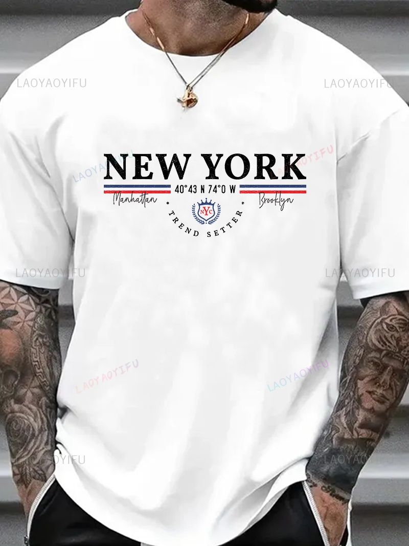 New York Letter Graphic Tee Un - Men'S Fashion New York 评论和价格