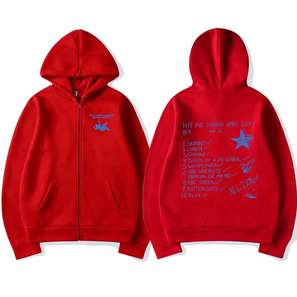 Hit Me Hard and Soft 2024 Tour - Mens Fashion Zip Up Hoodies 评论和价格