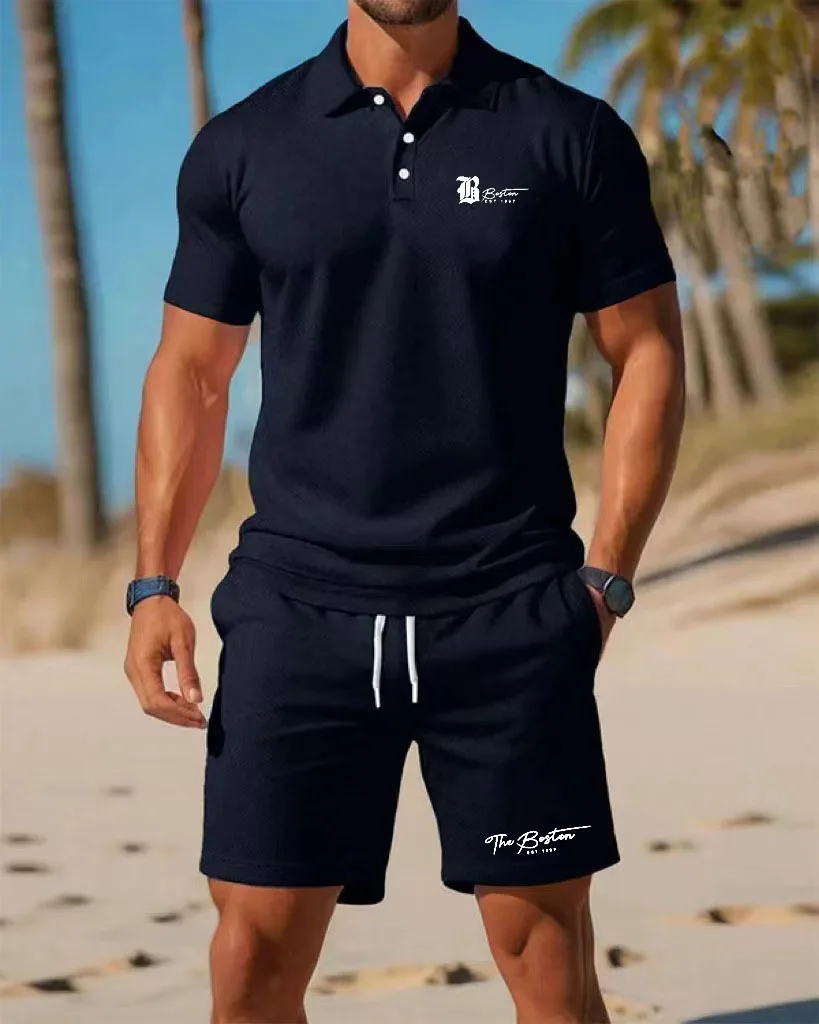 Summer New Men's Polo Shirt Se - Men'S Fashion Videos 评论和价格