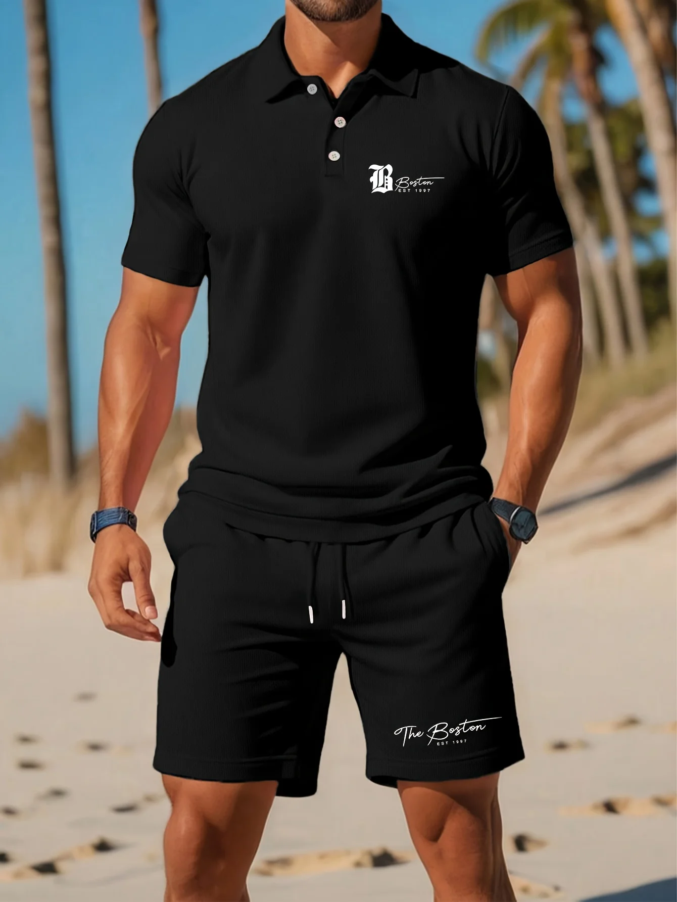 Summer New Men's Polo Shirt Se - Men'S Fashion Videos 评论和价格