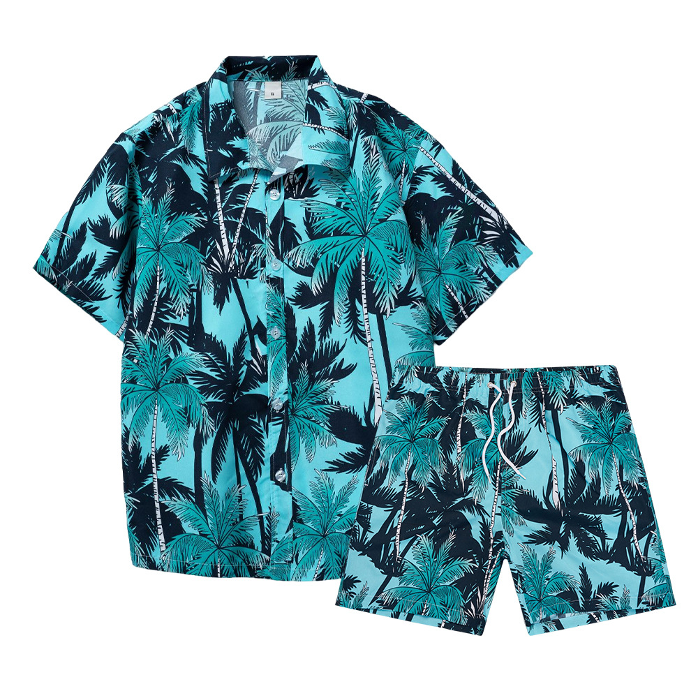 Hawaiian Coconut Tree 3D Print - Mens Fashion Clothes 评论和价格