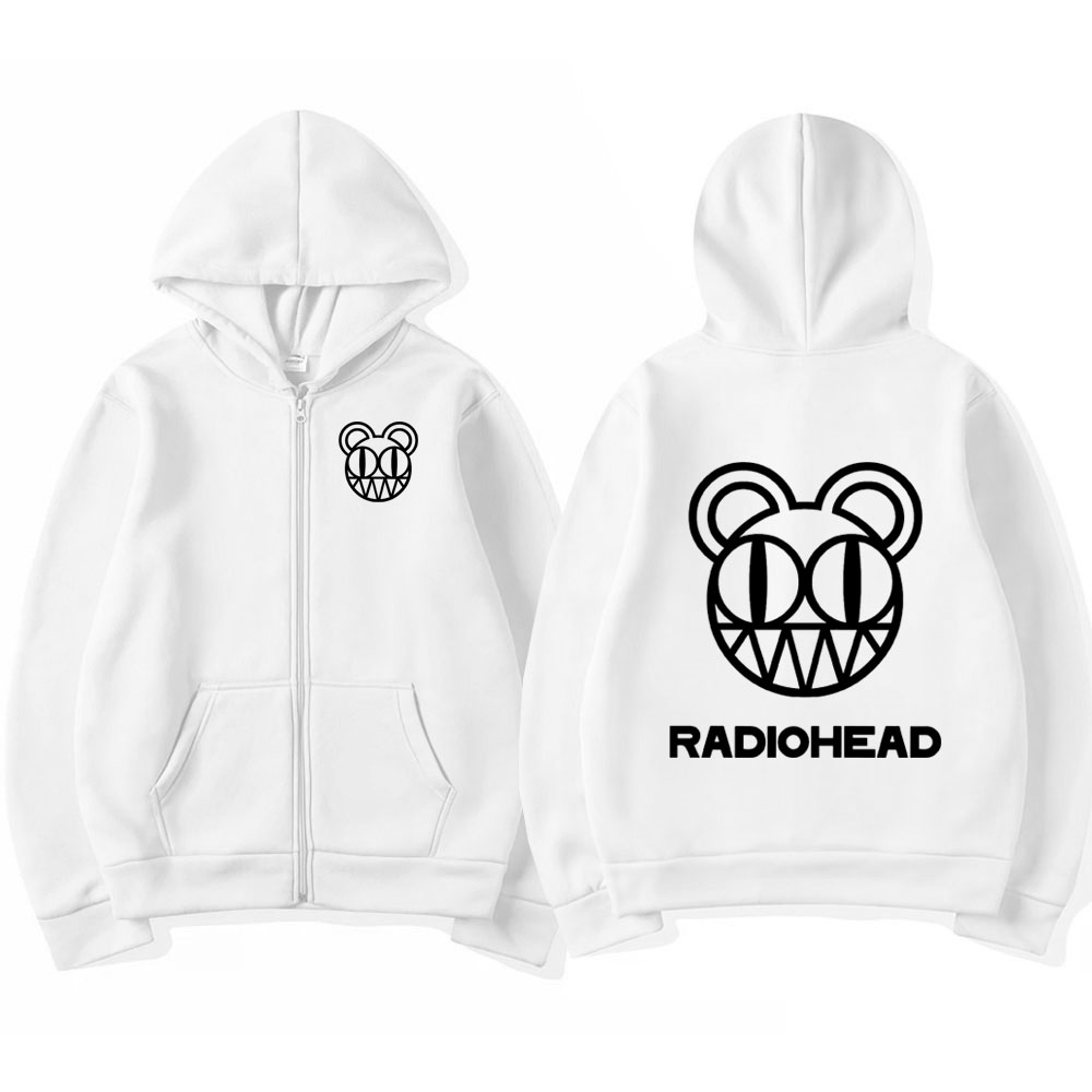 Rock Band Radiohead Logo Zippe - Mens Fashion Zip Up Hoodies 评论和价格