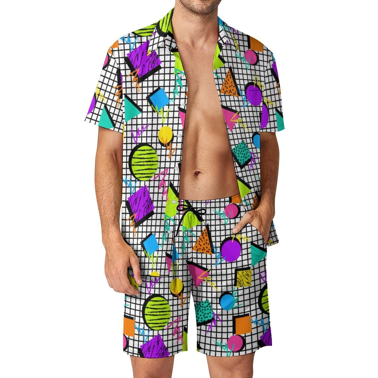Summer Irregular Geometric 3D  - Men'S Fashion Videos 评论和价格