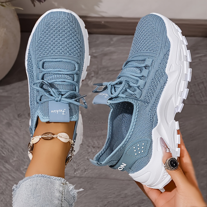 Breathable Knit Sneakers Fashi - Mens Fashion Trainers 评论和价格