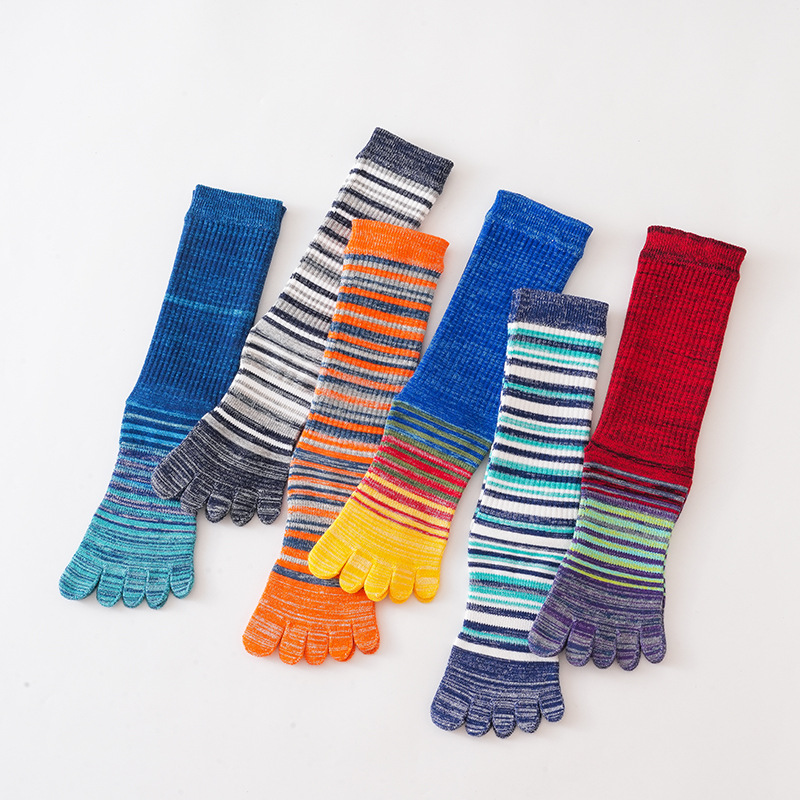 1/5 Pairs Men Toe Socks Long P - Socks Ankle Men 评论和价格
