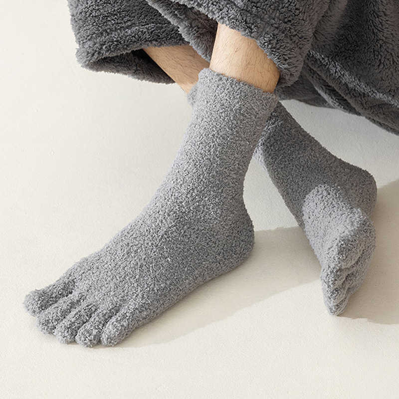 1/5 Pairs Mans Thermal Toe Soc - Socks Ankle Men 评论和价格
