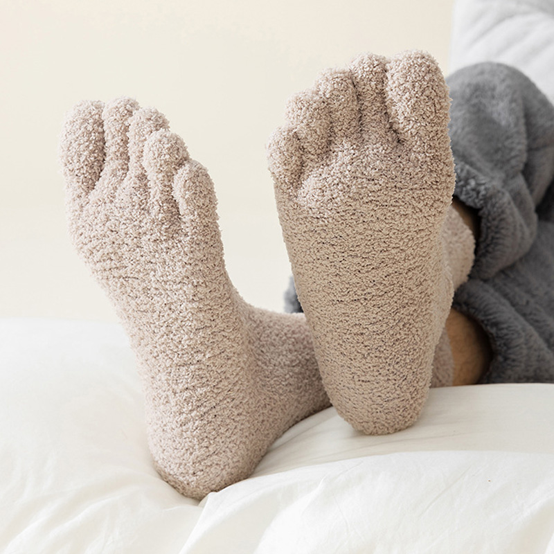 1/5 Pairs Mans Thermal Toe Soc - Socks Ankle Men 评论和价格